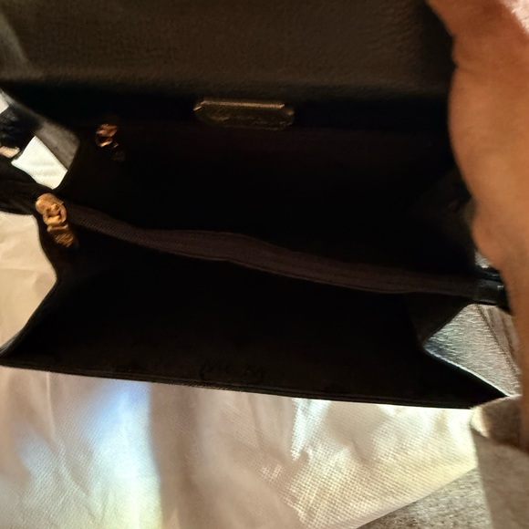 MCM Black and Gold Shoulder Bag - Picture 7 of 8